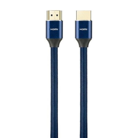 XTREMPRO Xtrempro HM21-3K 3 ft. High Speed HDMI to HDMI M&M Cable with V2.1 48GBPS 8K 60 Hz Gold Plated - Blue HM21-3K